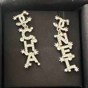 Authentic Chanel Pendant Earrings